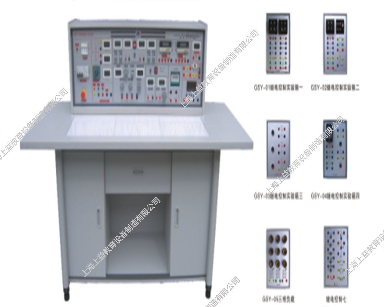 SYGJ-758A	高級電工實驗室成套設(shè)備（帶智能功率表，功率因數(shù)表）