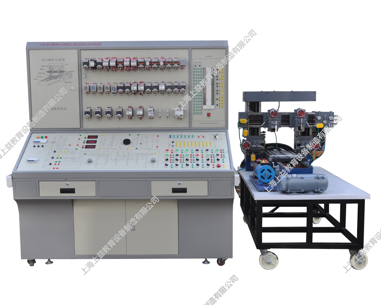 SYBS-LMB1型 龍門刨床電氣技能實(shí)訓(xùn)考核裝置（半實(shí)物、擴(kuò)大機(jī)型、三套機(jī)組）