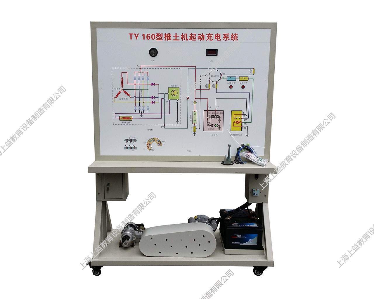 TY160型推土機(jī)啟動(dòng)與充電系統(tǒng)實(shí)訓(xùn)臺(tái)